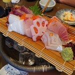 大阪産料理 空 - 空のお造り盛り5点