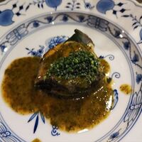 銀座うかい亭 - 鮑岩塩焼き