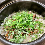 肉割烹 赤坂喰心 - ななつ星炊きあがり