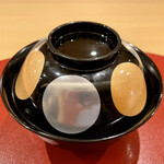 肉割烹 赤坂喰心 - ハモの器