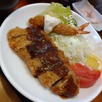 市松庵 - フライ定食　¥500(税込)