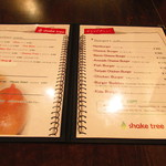 シェイクツリー バーガー＆バー - メニュー