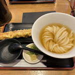 Udon Izakaya Edobori - 冷かけ＆ちく天セット