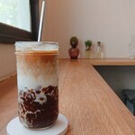 CAFE D-13、ときどき五味食堂 - コーヒーゼリーラテ