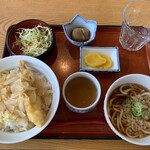 Mansei An - 天丼+ご飯類Bセット❗️