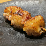 根津 焼鳥 照隅 - 皮付セセリ