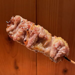 根津 焼鳥 照隅 - 皮付セセリ裏