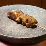 根津 焼鳥 照隅 - 白肝