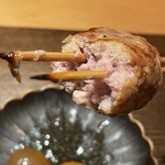 根津 焼鳥 照隅 - 断面