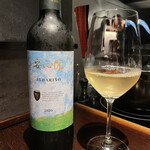 YAKITORI 燃 es - グラスの白で2杯目