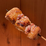 根津 焼鳥 照隅 - 皮付セセリ表