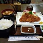 Miso Katsu Yasubee - 味噌かつ定食1100円