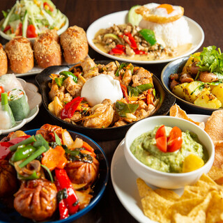 夏に最高エスニック★食べ放題×飲み放題コース3,500円～