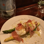 9 nove - ホワイト＆グリーンアスパラガスのソテー