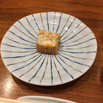 鶴のひとこえ - つき出し　枝豆の真丈