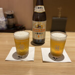 Unagi Suminobou - まずは瓶ビールなのだ！