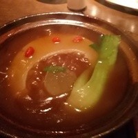 中国料理 桃李 - 気仙沼産」ふかひれ姿煮込み 燕の巣添え