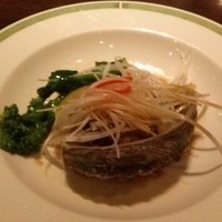 中国料理 桃李 - 蝦夷鮑まるごと姿蒸し 柔肌葱添え
