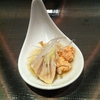 嘉門 - 鯛のこと鯛の白子とほたてのきも