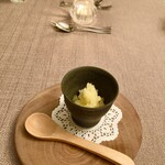 スープとカレー ボンジョルネ - ●お口直し
      甘夏のシャーベット