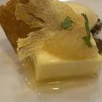 オステリア ジジ - ラム酒のシャーベットがすぐ溶け出すんですよ〜。このドルチェは大人の味わいですね♡