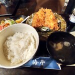 漁師酒場・海亭 - 10食限定　アジフライ定食