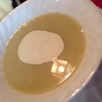 南欧料理　アンジュ - セロリのポタージュ　セロリ臭くなかった