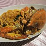 ワタリカニのトマトソース