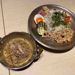 SPICE GATE - サバとみょうがの冷やし出汁カレー