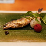 日本料理 たかむら - 和良鮎塩焼き　蓼酢