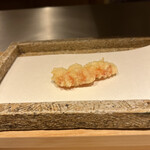 日本橋 蕎ノ字 - 車海老　そのままで。