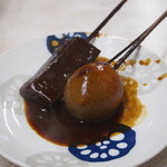 八幡屋 - おでん（こんにゃく、玉子）