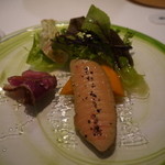 クッチーナ イタリアーナ ガッルーラ - フォアグラ＆マンゴー　鴨胸肉の冷製