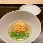 片折 - 白エビあられ揚げ