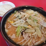 Kuruma Ya Ramen - 野菜ラーメン味噌、TP豚バラ。