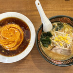 Shisen Hanten - 味噌ラーメン＋天津飯