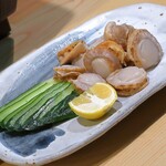 葵 - ベビーホタテ酢みそ