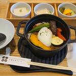 小倉山荘ファームダイニングカフェ - 夏野菜のキーマカレー