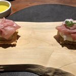 cenci - ペルシュウ(プロシュートのこと)