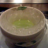 銀座うかい亭 - そらまめのスープ