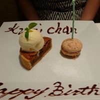 ユニオン スクエア トウキョウ - 誕生日バージョンのデザートプレート