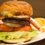 1ポンドのステーキハンバーグ タケル 福島店 - 