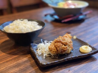 家系ラーメン 山下醤造 - ジャンボ唐揚げ定食