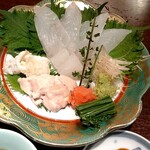 一徹 - カワハギのお刺身