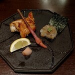 一徹 - キンキとホタテの磯辺焼き