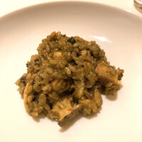 ラ・ベカス - ④アワビとハモと蟹のリゾット