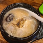 渋屋 - 豆乳肉豆腐　椎茸がうま