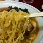 味の大連 - シンプルな細ちぢれ麺