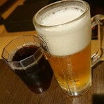 お好み焼・鉄板焼 ファミリー居酒屋 偶 - エア乾杯