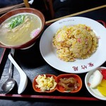 レスト飯店紫竹苑 - 炒飯定食